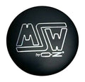 MSW Matte Black Outline Logo wheel center cap, part XC60AR