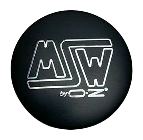 MSW Matte Black Outline Logo wheel center cap, part XC60AR