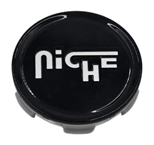 Niche Gloss Black wheel center cap, part 1003-22GBS