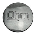OHM Gloss Graphite wheel center cap, part CCOHM370G