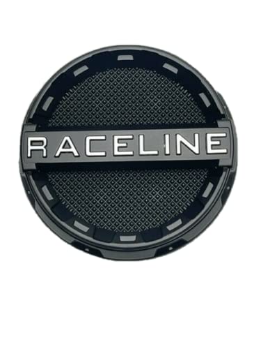 Raceline Matte Black wheel center cap, part C904B-FB