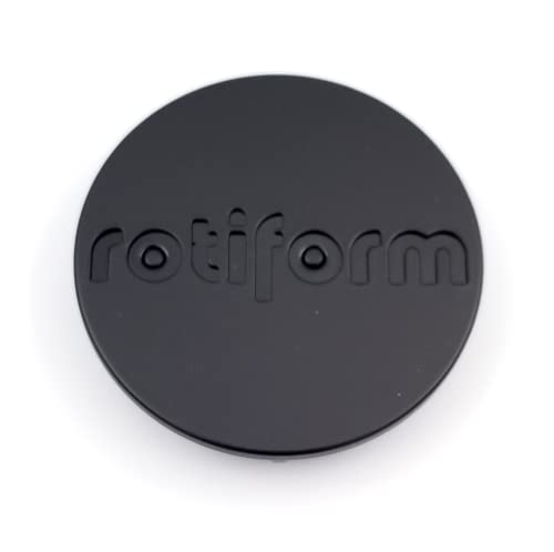 Rotiform Matte Black wheel center cap, part 1003-40MB