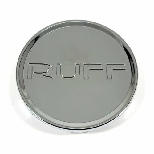 Ruff Chrome wheel center cap, part CCR006RUFC