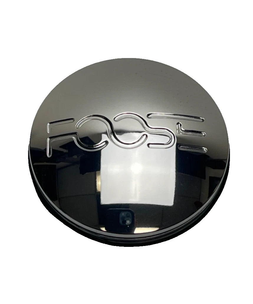 Foose Polished Aluminum wheel center cap, part 1000-88H