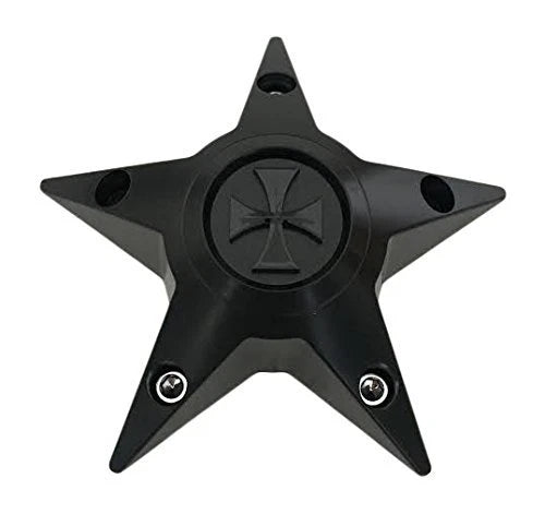 Cali Offroad Matte Black wheel center cap, part C109300MB03