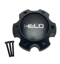 Helo Satin Black wheel center cap, part 1079L140HE1SB