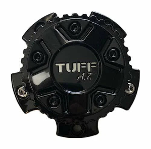 Tuff Gloss Black wheel center cap, part 2321L116