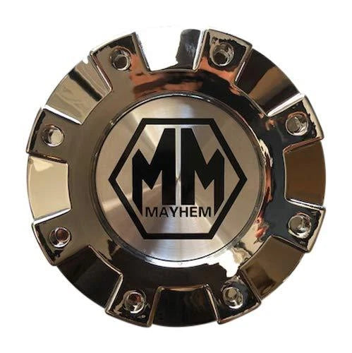 Mayhem Chrome wheel center cap, part C108101C02-R