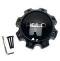 Helo Gloss Black wheel center cap, part 1079L170HE1GB