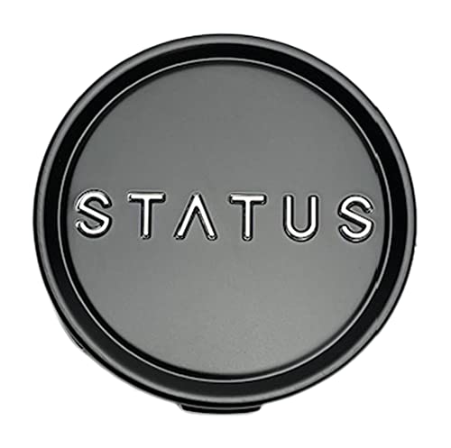 Status Matte Black wheel center cap, part 1006-52MBP