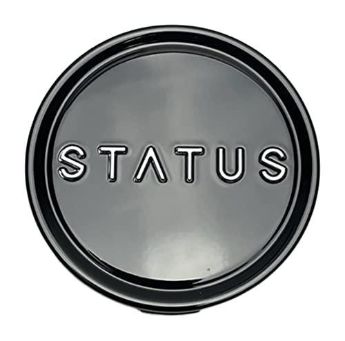 Status Gloss Black wheel center cap, part 1006-52GBP