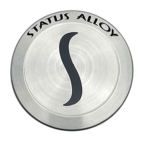 Status Silver wheel center cap, part CCSTATS