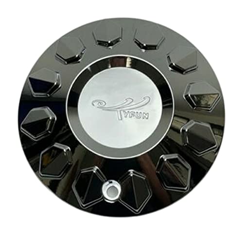 Tyfun Chrome wheel center cap, part T835-CAP