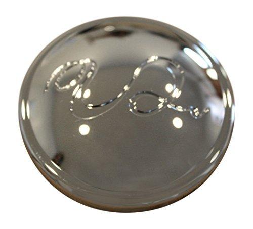 U2 Chrome wheel center cap, part CC378-1P