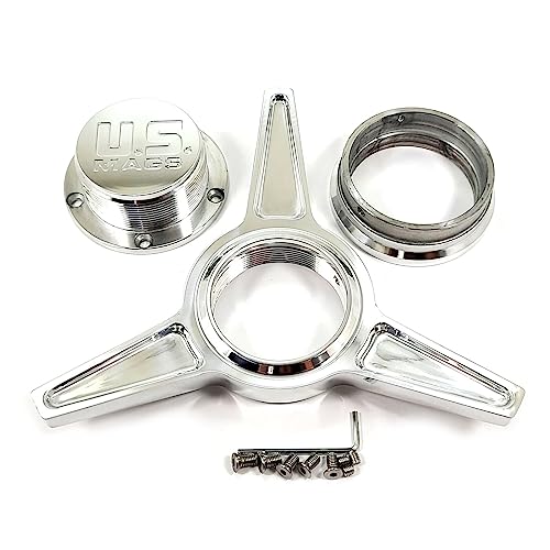 US Mag Chrome wheel center cap, part 1003-84-06H