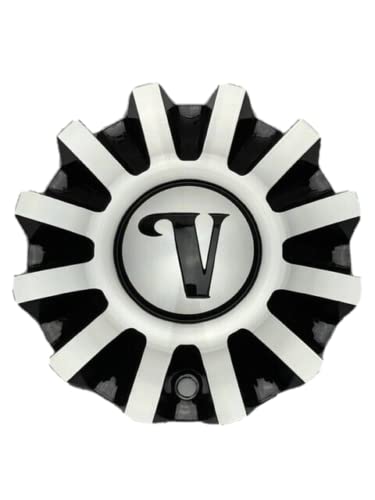 Velocity Black and Machined wheel center cap, part CSVW24-2A