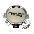 American Racing Chrome wheel center cap, part ARCAPAF-CH