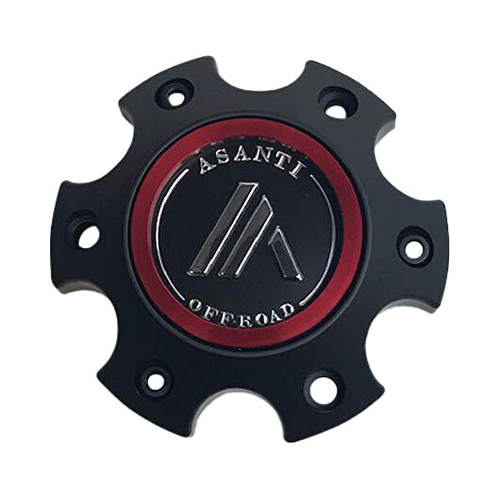 Asanti Off Road Satin Black wheel center cap, part 130L1206SB-H34