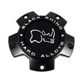 Black Rhino Hard Alloys Flat Black wheel center cap, part CCBR35140MBFLAT
