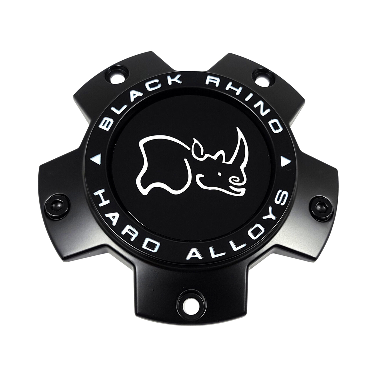 Black Rhino Hard Alloys Flat Black wheel center cap, part CCBR35140MBFLAT
