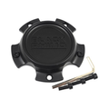 Black Rhino Hard Alloys Matte Black wheel center cap, part CCBR45127MB
