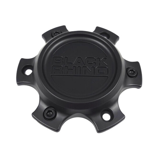 Black Rhino Hard Alloys Matte Black wheel center cap, part CCBR46120MB