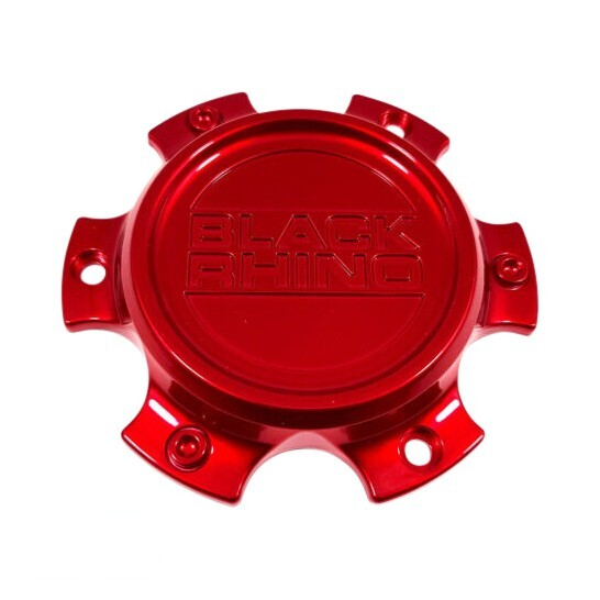 Black Rhino Hard Alloys Red wheel center cap, part CCBR46135140R