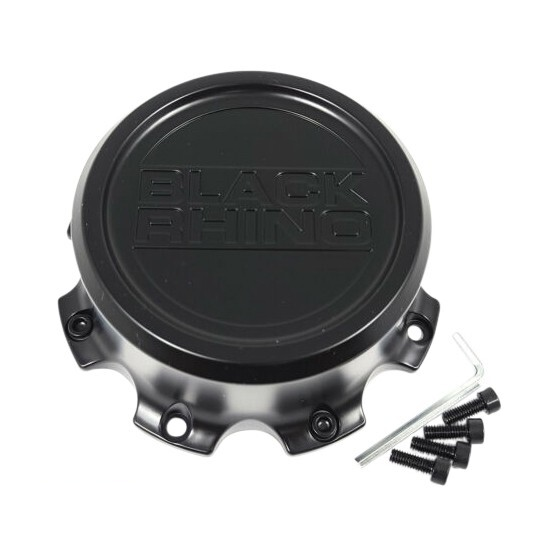 Black Rhino Hard Alloys Black wheel center cap, part CCBR48165180MB
