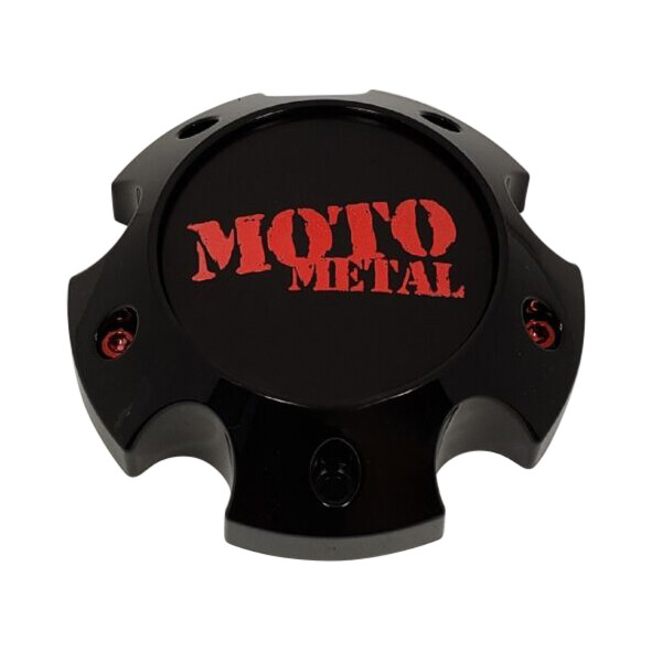 Moto Metal Red wheel center cap, part 1079L145ASGBMO1RC