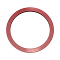 Moto Metal Red wheel center cap, part T186H117R