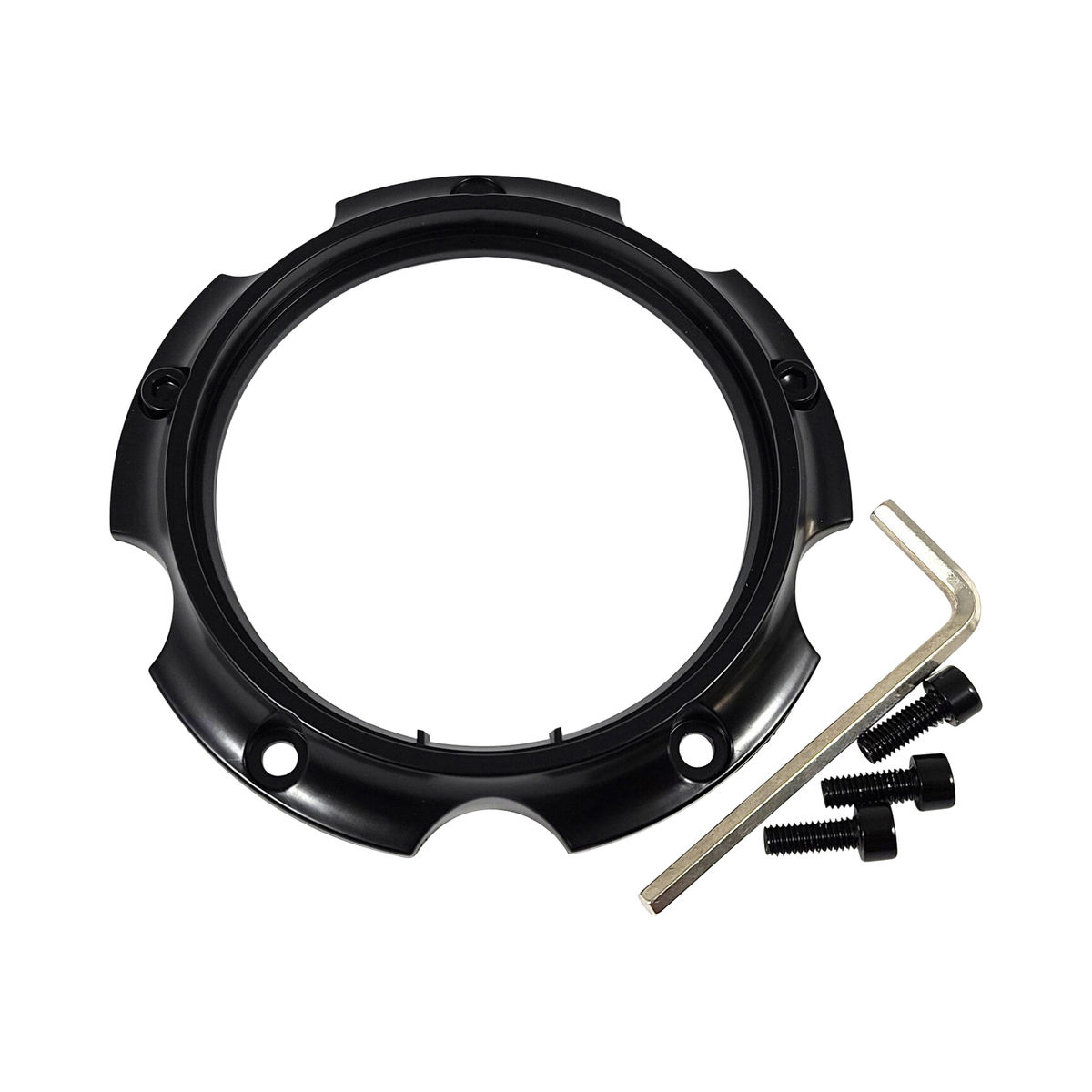 Black Rhino Hard Alloys wheel center cap, part CCBRPSC5150DDBK