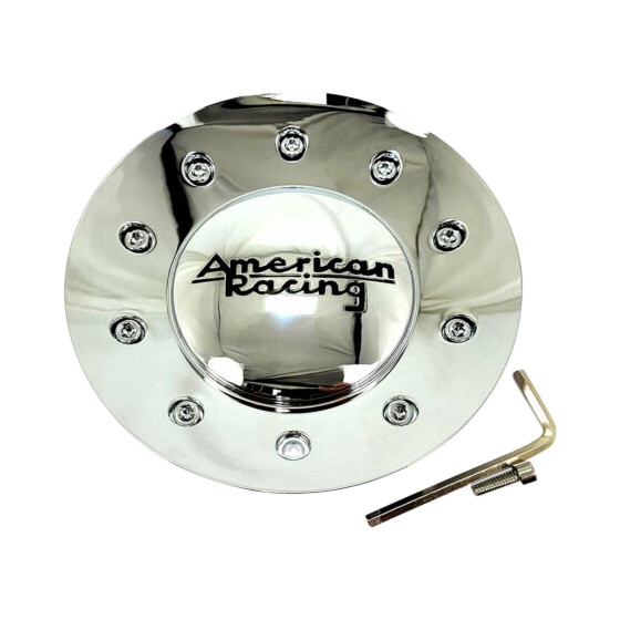 American Racing Chrome wheel center cap, part 939L170-C