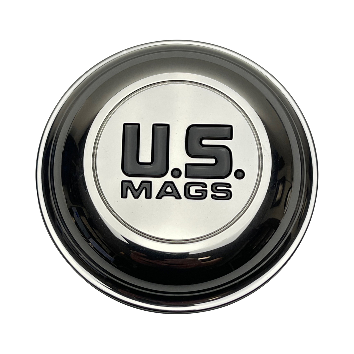 US Mag Gloss Black wheel center cap, part 1005-09-06HLB
