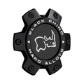 Black Rhino Hard Alloys Matte Black wheel center cap, part CCBRPSC027-8LMBFLT
