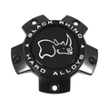 Black Rhino Hard Alloys Flat Black wheel center cap, part CCBR35127MBFLAT