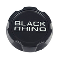 Black Rhino Hard Alloys Chrome wheel center cap, part CCBRPSC022BLA-MB-C