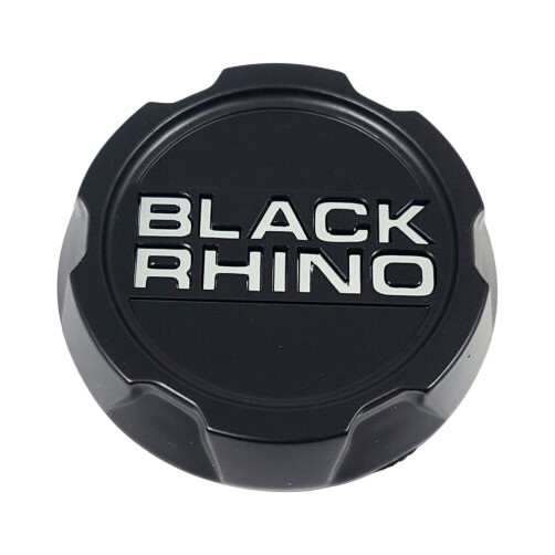 Black Rhino Hard Alloys Chrome wheel center cap, part CCBRPSC022BLA-MB-C