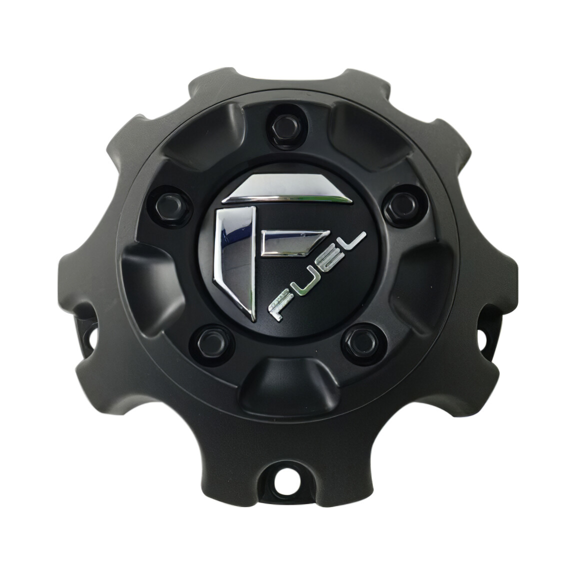Fuel Matte Black wheel center cap, part 1002-33MB