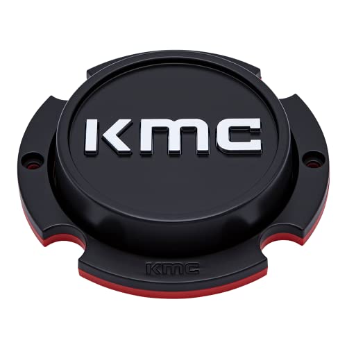 KMC Powersports Satin Black wheel center cap, part KS1CAP44-SB10