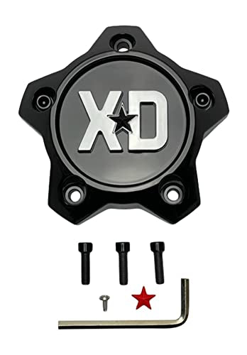 Pre-owned XD Series Gloss Black wheel center cap, part T167L1335S1-H34